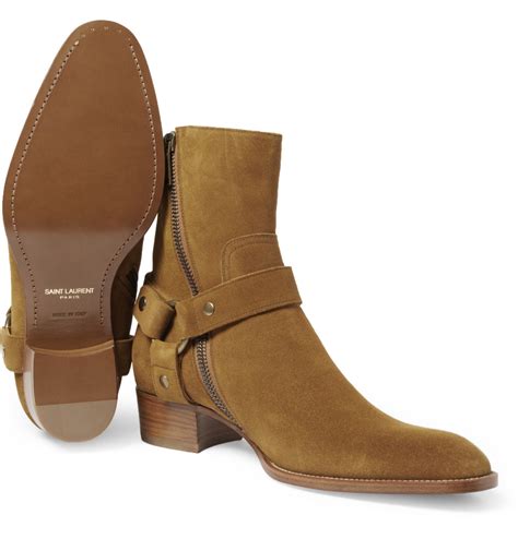 yves saint laurent shoes for men|saint laurent suede boots.